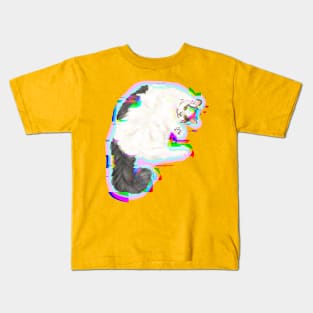 Glitch Kitten - Cyber Cat Kids T-Shirt